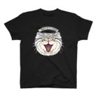 Lunatic Cat-ismの口が悪いマヌルネコ-MITENJANEEYO Regular Fit T-Shirt