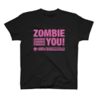 KohsukeのZombie You! (pink print) Regular Fit T-Shirt