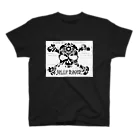 Ａ’ｚｗｏｒｋＳの海賊旗　BLKSKULL スタンダードTシャツ