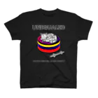 UNEQUALED-VERTEXの猫プレート スタンダードTシャツ