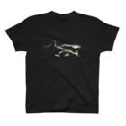 mofmenomossoの濃色モノクロ猫 Regular Fit T-Shirt