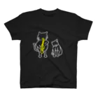 kon1970のねこsax スタンダードTシャツ