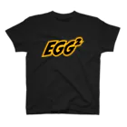 EGG²の"Black" EGG² Logo T-shirts Regular Fit T-Shirt