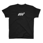 EGG²の"Black" EGG² Simple Logo T-shirts Regular Fit T-Shirt