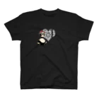 海賊猫 cocoのKeep Calm and Goth On♱マリー・アントワネット『Masquerade』♱黒ロリ ゴスロリ ゴシック  スタンダードTシャツ