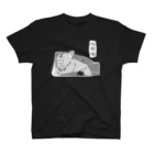 にゃんこ妖怪の隙間猫_白ヌキVer. Regular Fit T-Shirt