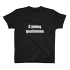 marukomekunのA young gentleman Regular Fit T-Shirt