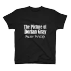 文学デザイン工房（本コミュ読書会公式ショップ）の「ドリアン・グレイの肖像」byオスカー・ワイルド スタンダードTシャツ