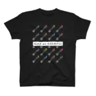 itsumokotsumoの虹色KUSA wo KARIMASU スタンダードTシャツ