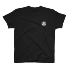 hyperbolicの家紋Tシャツ 丸に三ツ柏【まるにみつかしわ】 Regular Fit T-Shirt