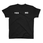 寿司山寿司子のYES･NO(WHITE) スタンダードTシャツ