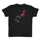 Rook'sVisionの死兆星／弾痕 [赤白] スタンダードTシャツ