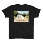 REST IN RECORDSの小さな公園 | 滑り台と砂場 Regular Fit T-Shirt