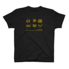 sounojiのsounoji(kao6)yellow スタンダードTシャツ