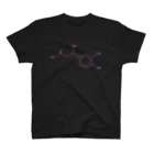 分子構造のアドレナリンの分子構造 スタンダードTシャツ