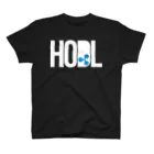 TROPiCALViBESのHODL XRP white font Regular Fit T-Shirt