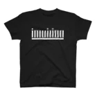 intuition_brandのintuition（白ロゴ） スタンダードTシャツ