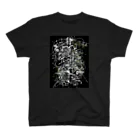 MikaTamo totally hobbyのMy animals 背景黒 Regular Fit T-Shirt