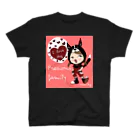 maiky_maikygirlのI love dog 大切なファミリー スタンダードTシャツ