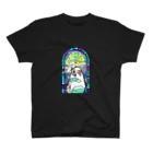 アルバトロスデザインの聖パロット教会・セキセイ（白） スタンダードTシャツ