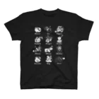 SU-KUのThe Zodiac of Fukushima(白抜き) Regular Fit T-Shirt