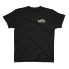 ガッチャン＊ブティックのパタゴルフ-白ロゴ-黒ベース Regular Fit T-Shirt