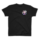 🤍一ノ瀬 彩 🐇⸒⸒ suzuri支店🤍の一ノ瀬彩ちびｷｬﾗ:LOGO付【ﾆｺｲｽﾞﾑ様Design】 Regular Fit T-Shirt