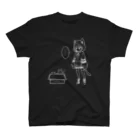 Raimのねこ&少女 white スタンダードTシャツ