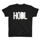 TROPiCALViBESのHODL MONA Whitefont Regular Fit T-Shirt