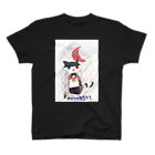 とうふくんのmoon cat Regular Fit T-Shirt