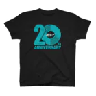 ザ・クレーター オフィシャルグッズの20th ロゴT／グリーン×ブラック スタンダードTシャツ