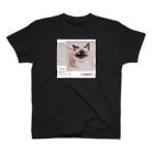 CHANMARKET のシャム猫 マダム・カエラ スタンダードTシャツ