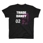 ニポトレ本舗☆投資家とトレーダーに捧ぐのTRADE DANDY 002 ストリートトレードダンディおじさん002 Regular Fit T-Shirt