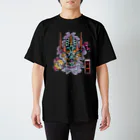 2438 DESIGNの正面龍 / Green Dragon スタンダードTシャツ