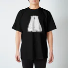 いきものだもののクールなシロクマさん スタンダードTシャツ