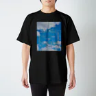 ゆにねこ惑星のପ天使の夏休みଓ青空旅行(濃) スタンダードTシャツ