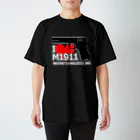 Military Casual LittleJoke のI Love M1911 Red Heart Regular Fit T-Shirt