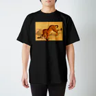 寿めでたや(ukiyoe)の浮世絵 UKIYOE 応挙;水呑む虎 スタンダードTシャツ