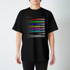 ontheheadのプリントカラー＆ラインサンプルTシャツ（濃色） スタンダードTシャツ