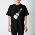 しんぷるウクレレのThe ウクレレ (ホワイト) スタンダードTシャツ