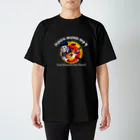 BB Leathers and Design'sのRock Bone Man black & red ver. Regular Fit T-Shirt