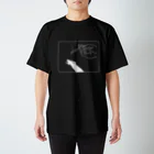 東京'Candleの"影"Shadow(White Line) スタンダードTシャツ