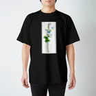 shi-chi Labo graph(詩一）のブルースター(白背景) スタンダードTシャツ