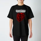 GOREGRO(ゴアグロ)のグラッジTシャツ/赤白 Regular Fit T-Shirt