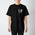 SHOP HAPPY HORSES（馬グッズ）の蹄鉄デザイン（メタル） Regular Fit T-Shirt