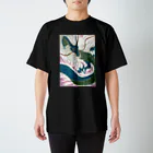 てんしtoあむタンの四聖獣の西方を護る青龍をパステルで描いています。 スタンダードTシャツ