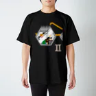 二部ソフトウェア研究部のロッカクメガネ（ホワイト） Regular Fit T-Shirt