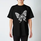 yamico835の極楽蝶(白) Regular Fit T-Shirt