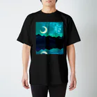 R☆worldの夏の夜空 Regular Fit T-Shirt