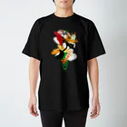 日下田のフォーリング寿司(濃色用) スタンダードTシャツ